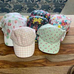 Bundle of 9 Women’s Caps Variety . New. Adjustable Velcro strap.